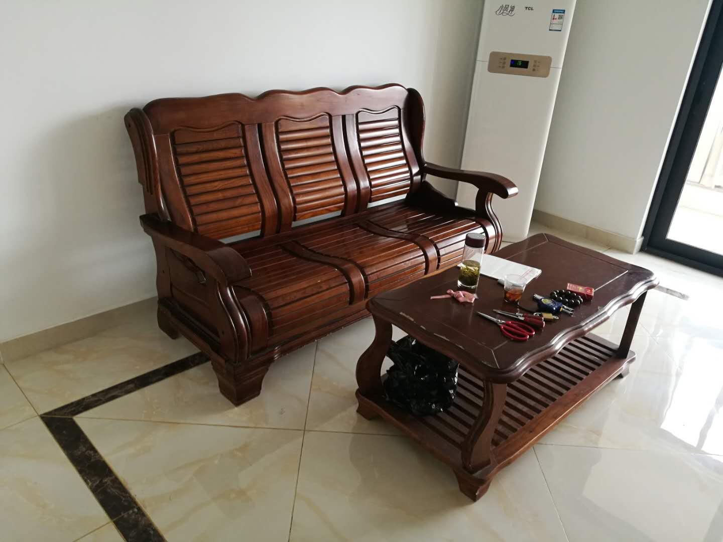 老式实木沙发便宜甩