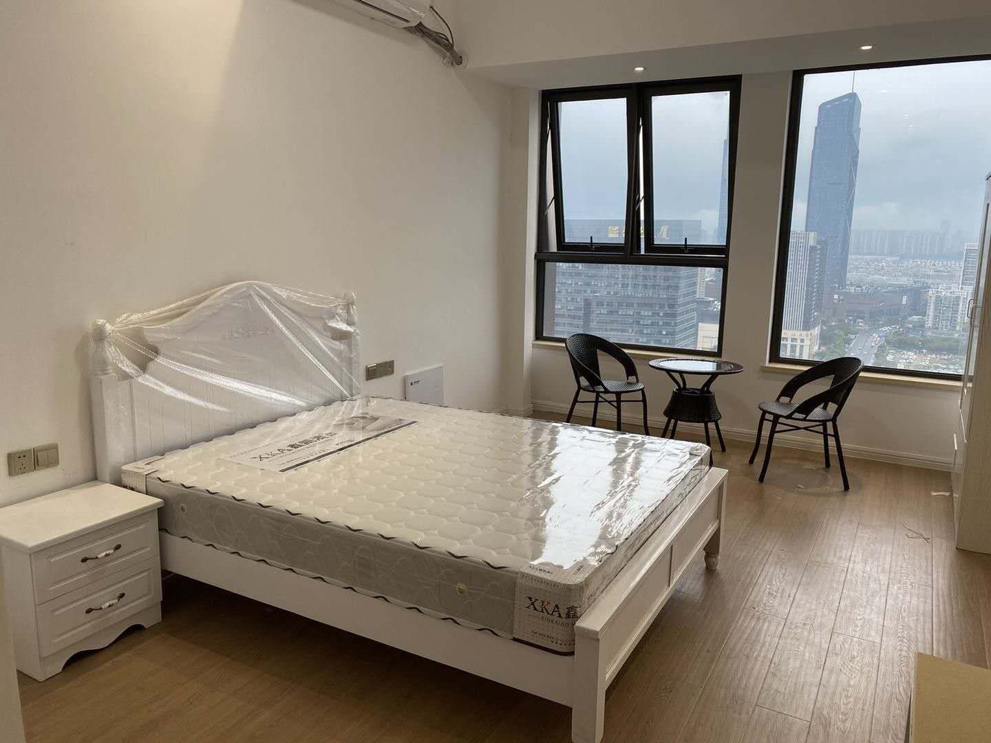 豪华精装修酒店式单身公寓出租,价格实惠,家具齐全设施完善.无中介费